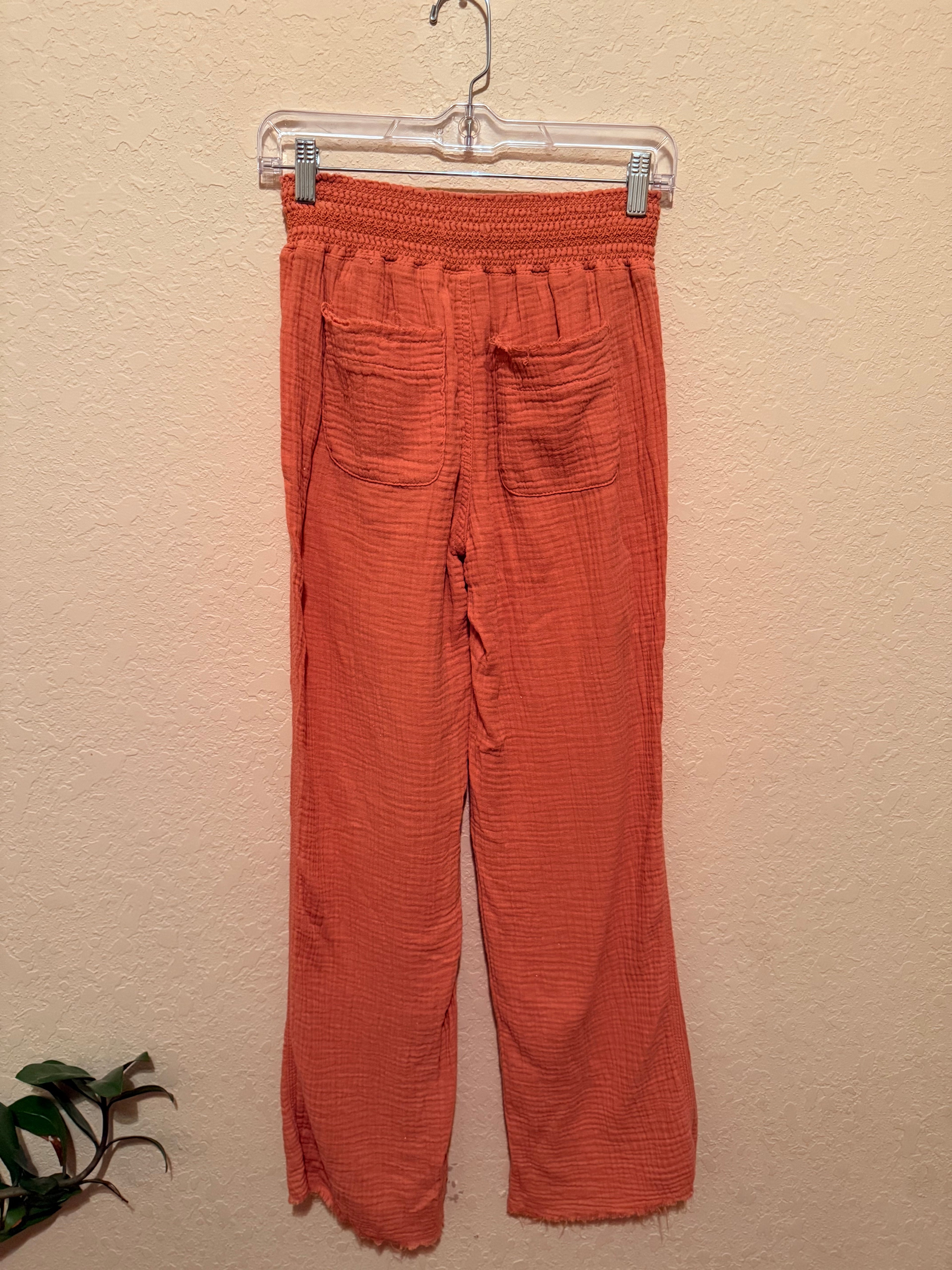 s cotton blush pants