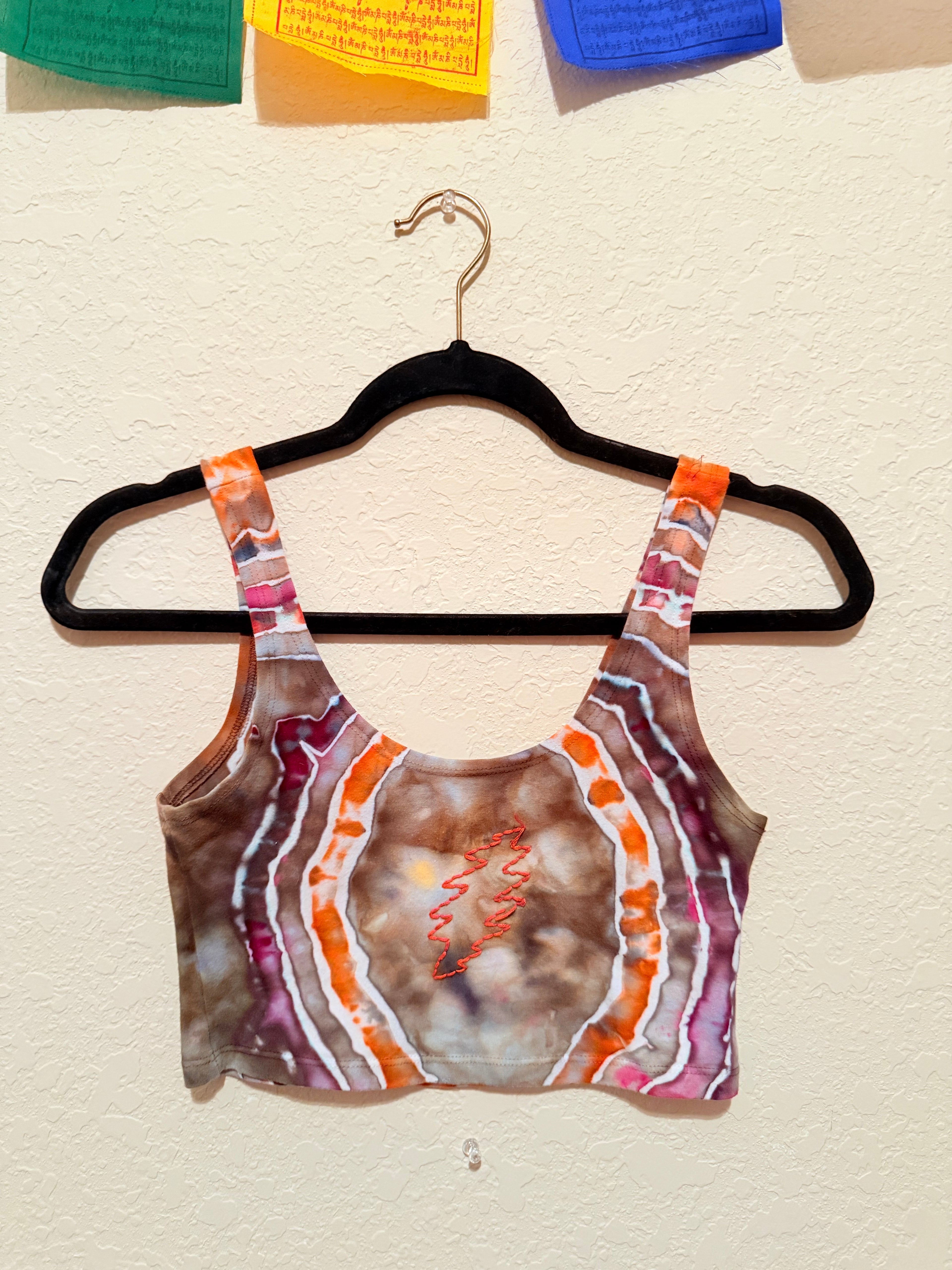 odd cow deadhead tie dye tank