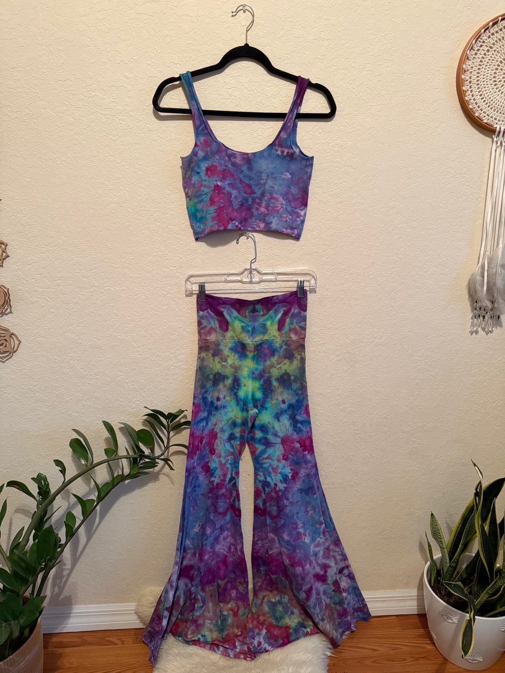 s/m custom psydyetiedye 2pc