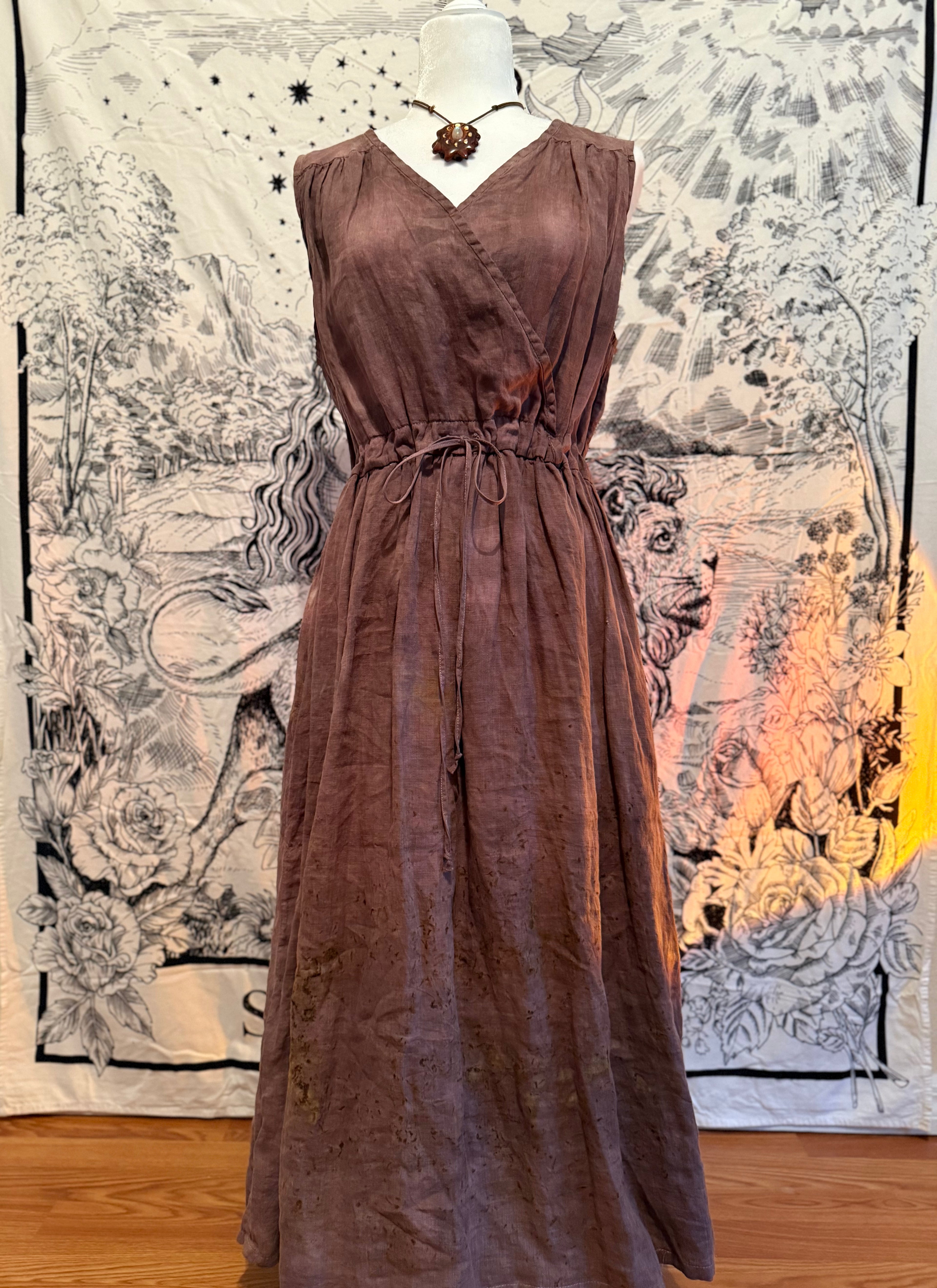 linen medium/large Oldeways.craft story sale dress
