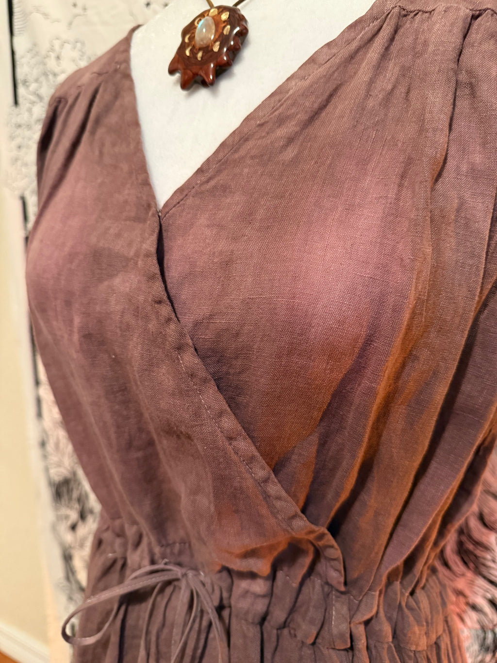 linen medium/large Oldeways.craft story sale dress