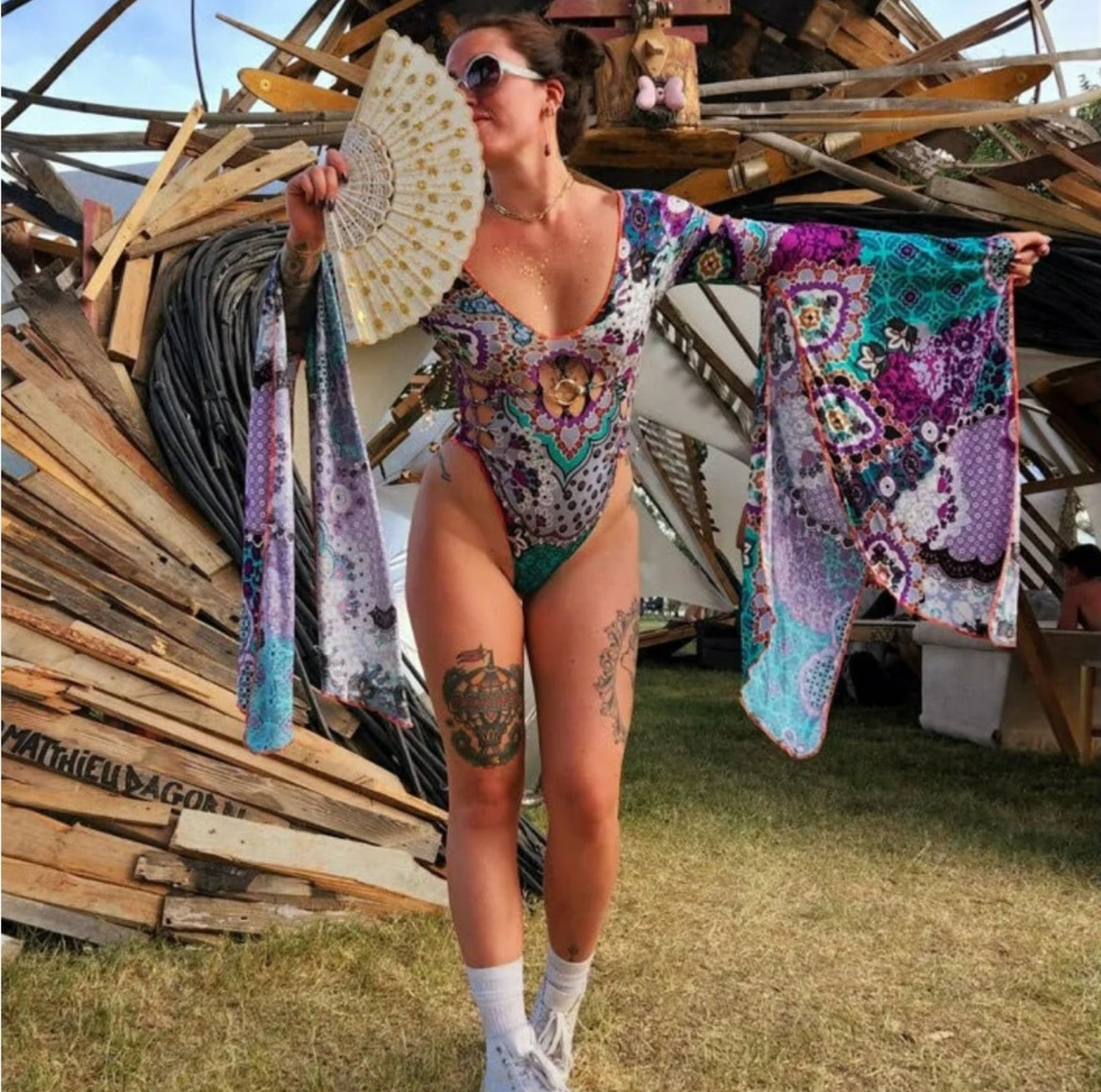 medium hex and vex mystic bodsuit