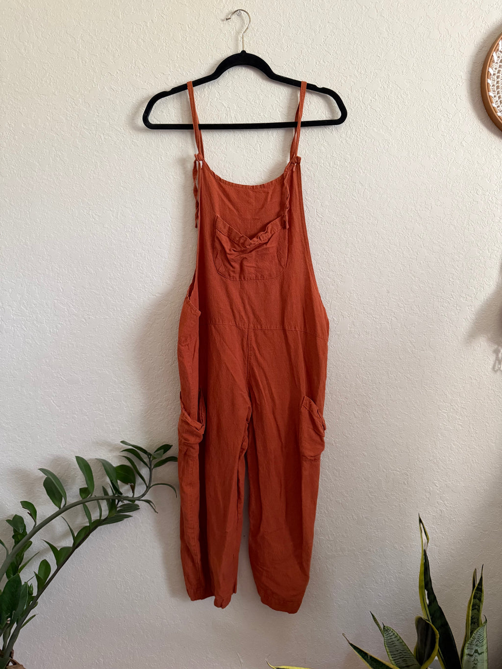 s/m hemp & cotton rustic romper