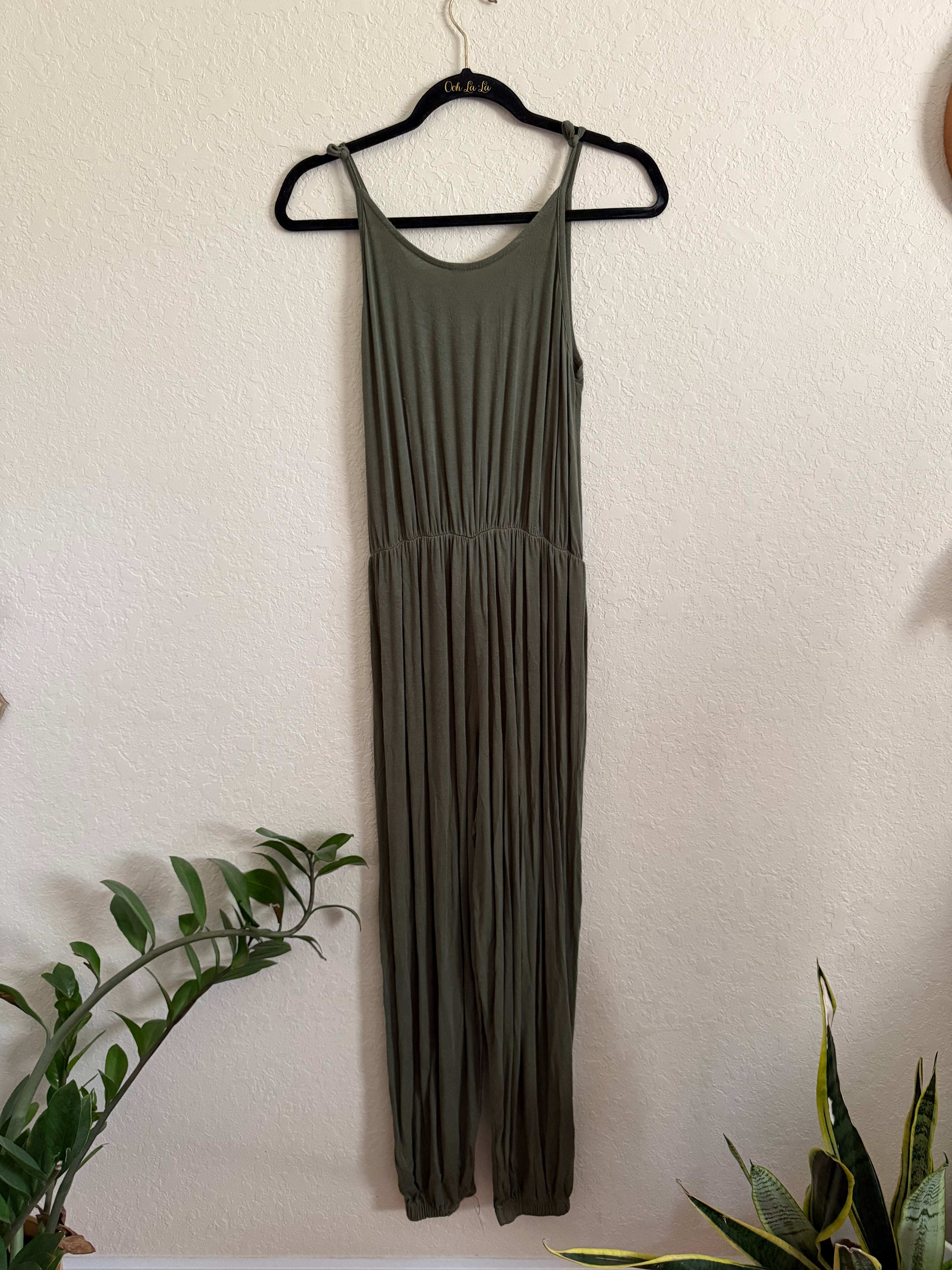 large tie front romper