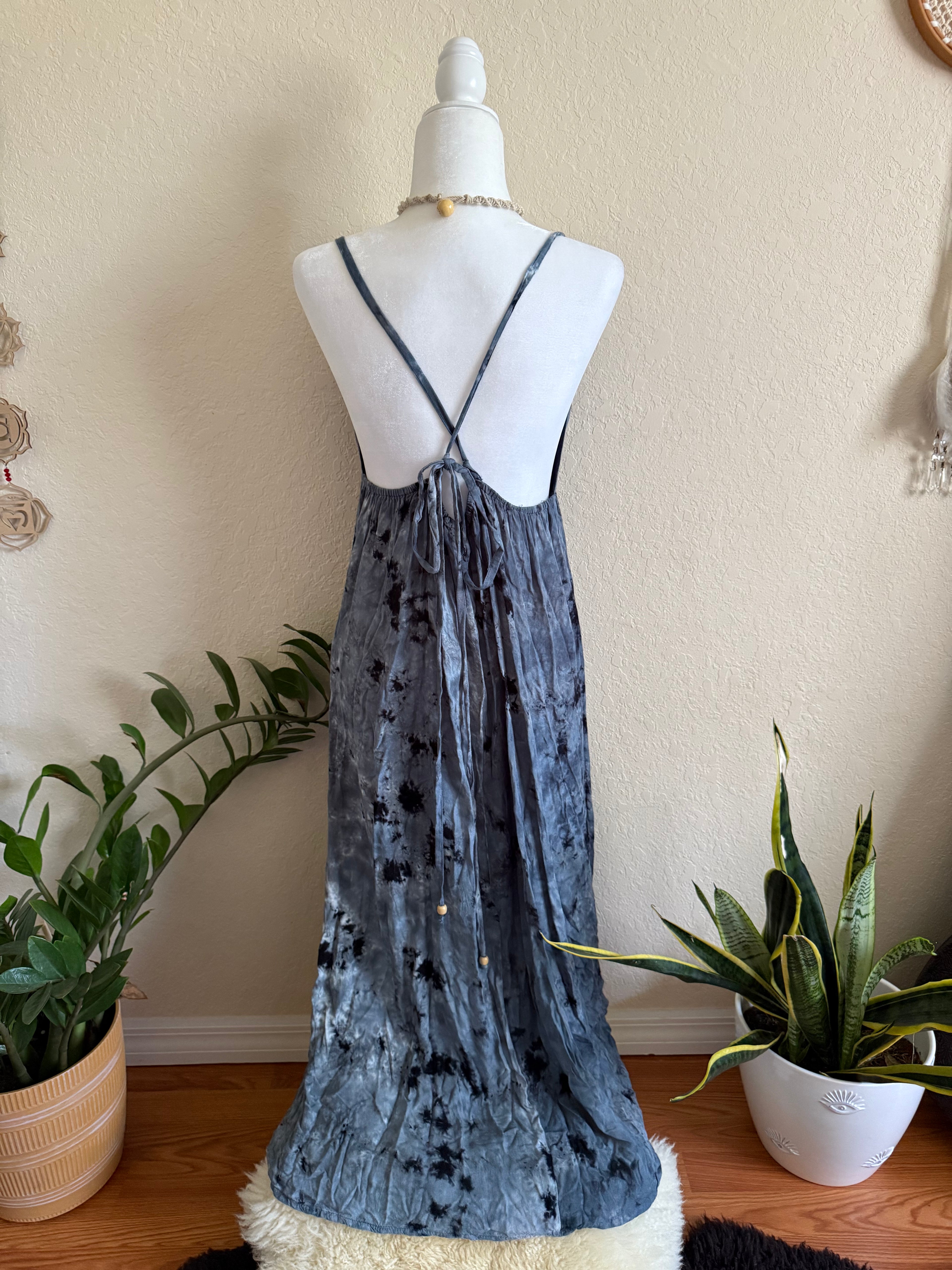 free size boho flow dress